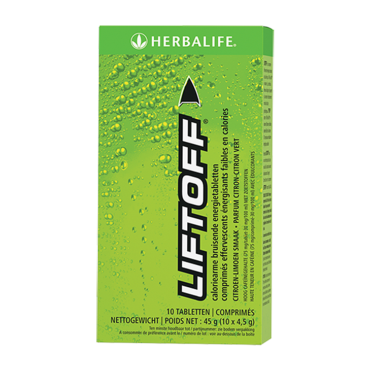 Herbalife LiftOff Zitrone-Limonegeschmack, 10 Tabletten